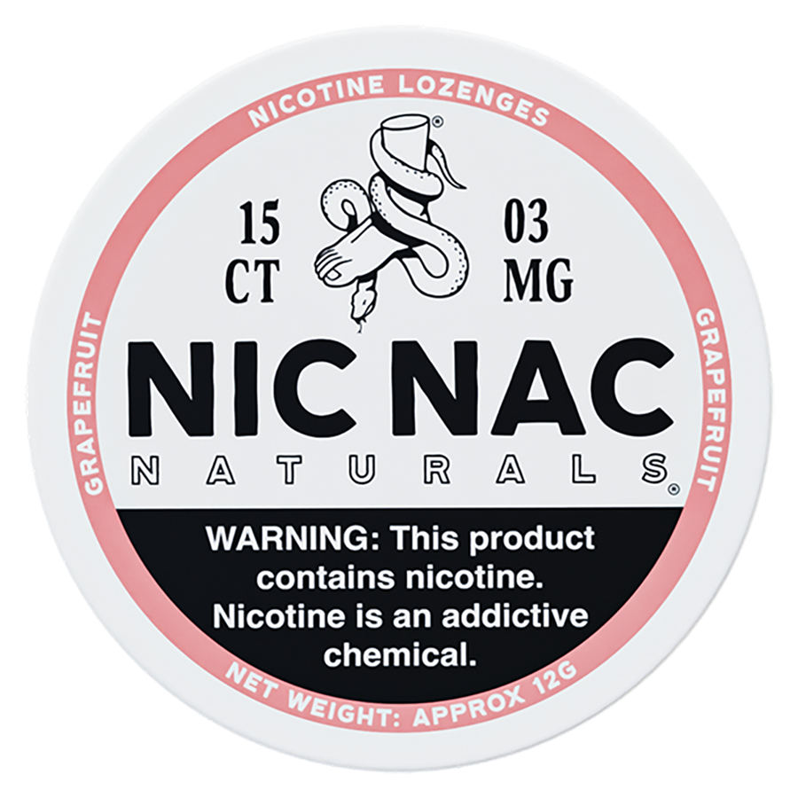 Grapefruit Nic Nac - Front Tin - 3mg