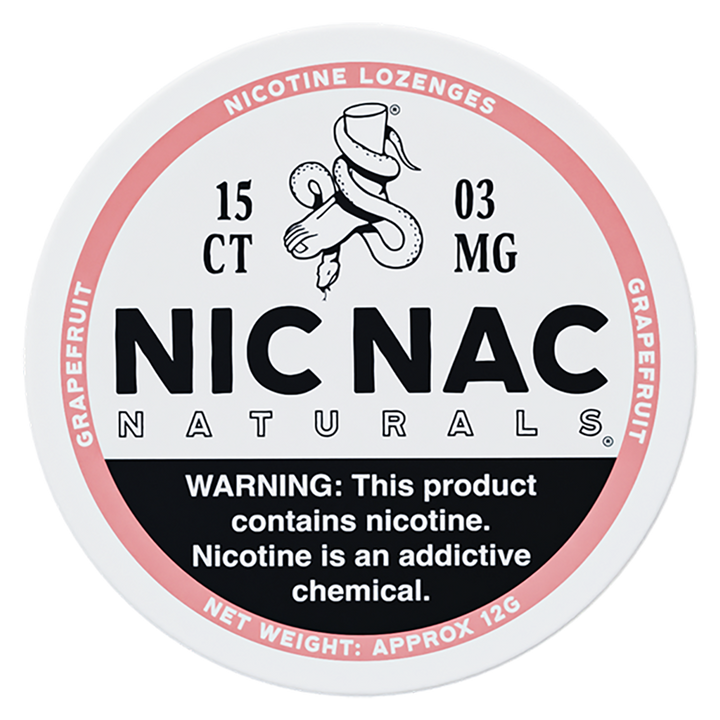 Grapefruit Nic Nac - Front Tin - 3mg