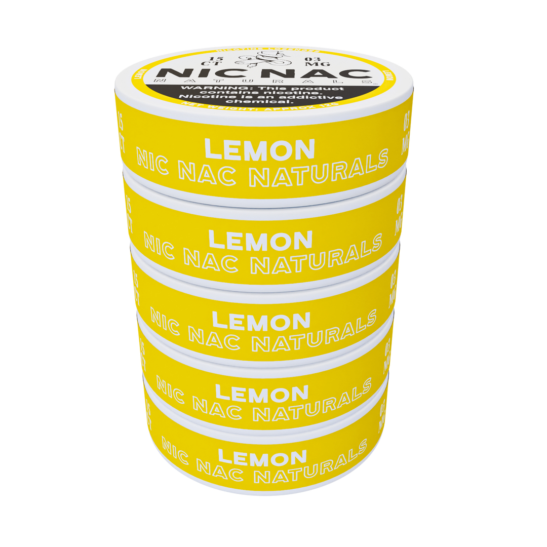 Lemon Nic Nac - Five Pack - 3mg