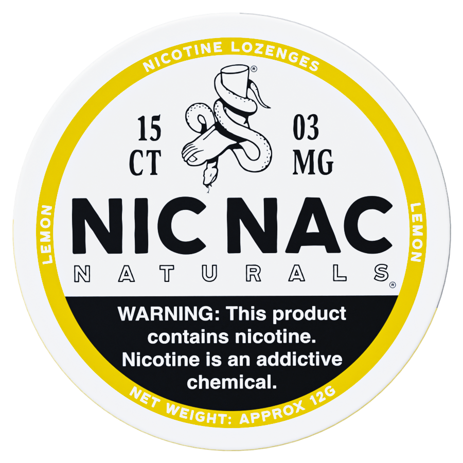 Lemon Nic Nac - Front Tin - 3mg