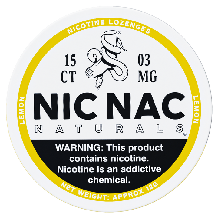 Lemon Nic Nac - Front Tin - 3mg