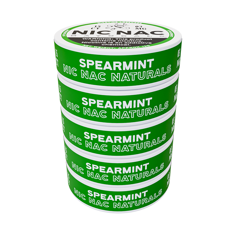 Spearmint Nic Nac - Five Pack - 3mg