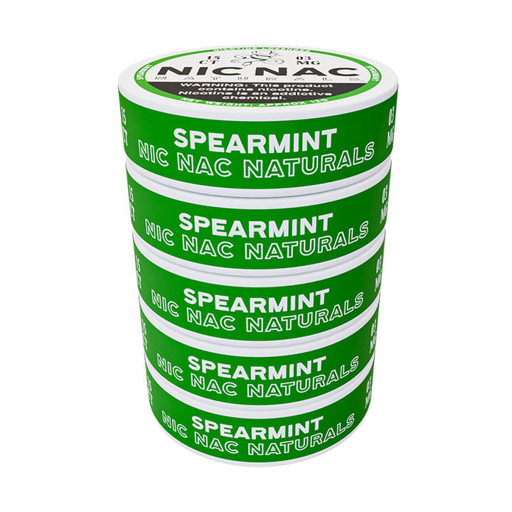 Spearmint Nic Nac - Five Pack - 3mg