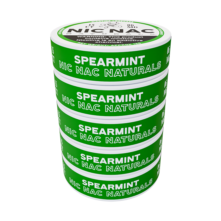 Spearmint Nic Nac - Five Pack - 6mg