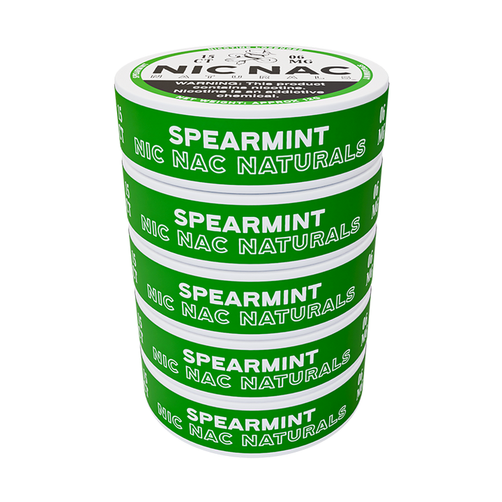 Spearmint Nic Nac - Five Pack - 6mg