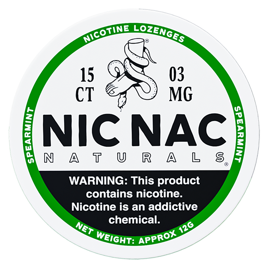 Spearmint - Nic Nac - Front Tin - 3mg