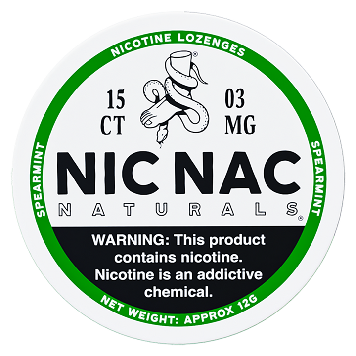 Spearmint - Nic Nac - Front Tin - 3mg