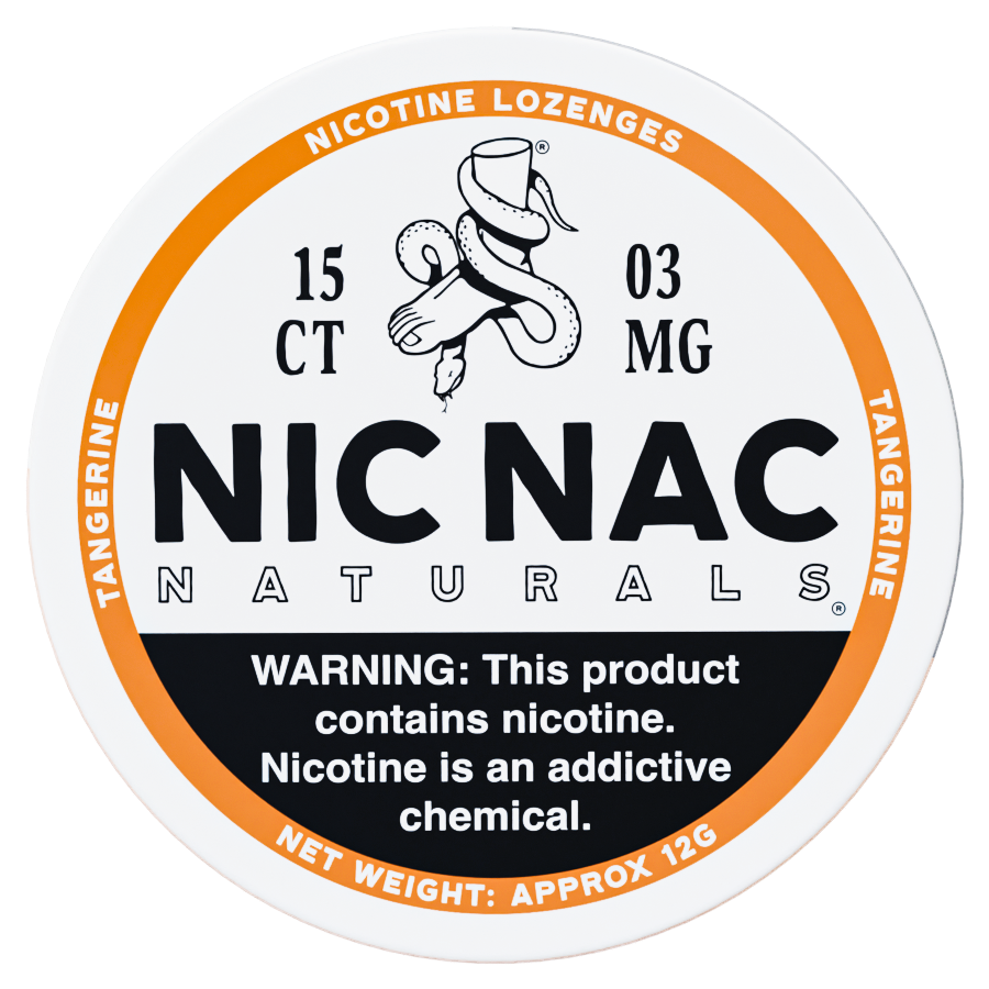 Tangerine Nic Nac - Front Tin - 3mg