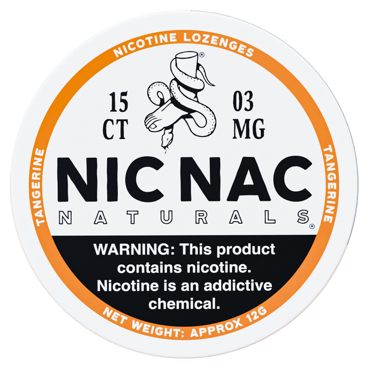 Tangerine Nic Nac - Front Tin - 3mg