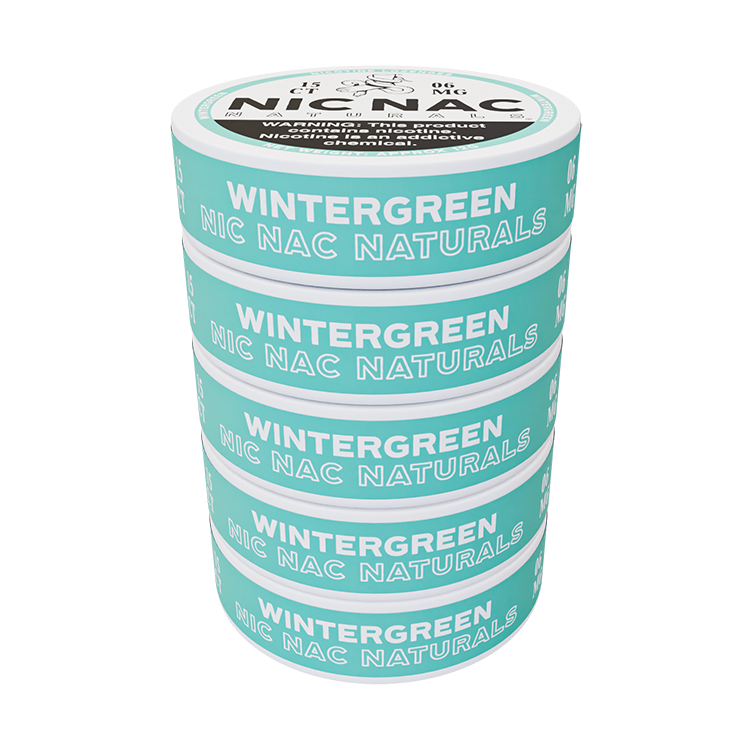 Wintergreen Nic Nac - Five Pack - 6mg